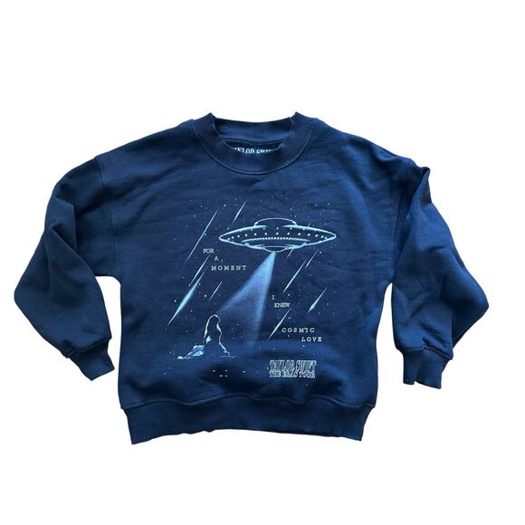 Taylor Swift Rare Eras Tour “Cosmic Love” Youth Small/Women’s XXS Sweatshirt - Picture 1 of 4
